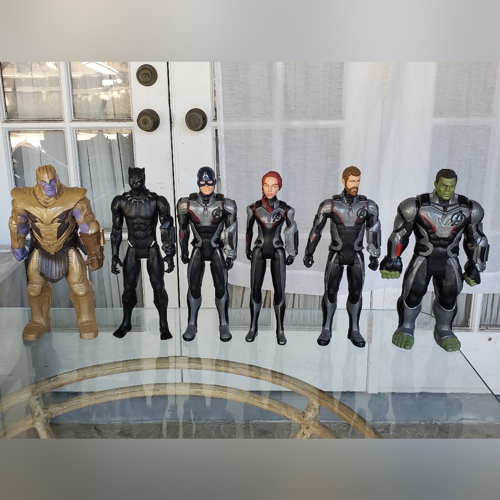 Hasbro Marvel Avengers Endgame 12" Action Figures Lot, Set Of 6 Figures
